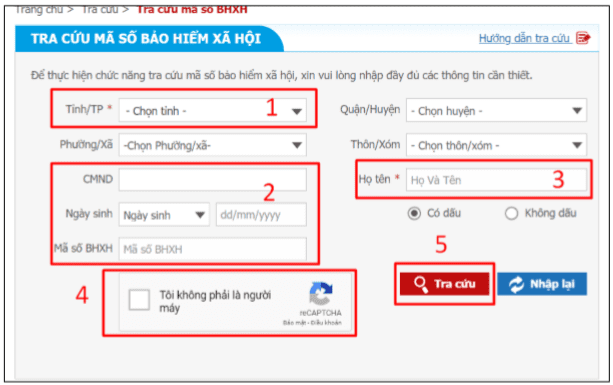 Hướng dẫn chi tiết cách tra mã số Bảo hiểm xã hội Hướng dẫn chi tiết cách tra mã số Bảo hiểm xã hội