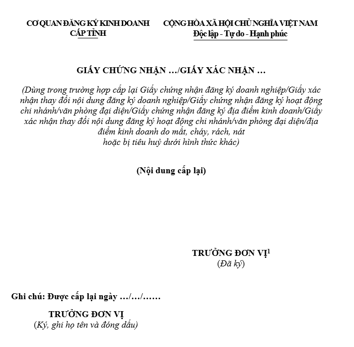 Mẫu giấy chứng nhận .../ giấy xác nhận ... Mẫu giấy chứng nhận .../ giấy xác nhận ...