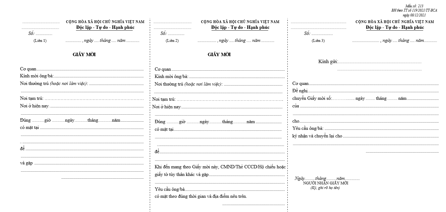 Mẫu giấy mời (bìa 100g/m2) Mẫu giấy mời (bìa 100g/m2)